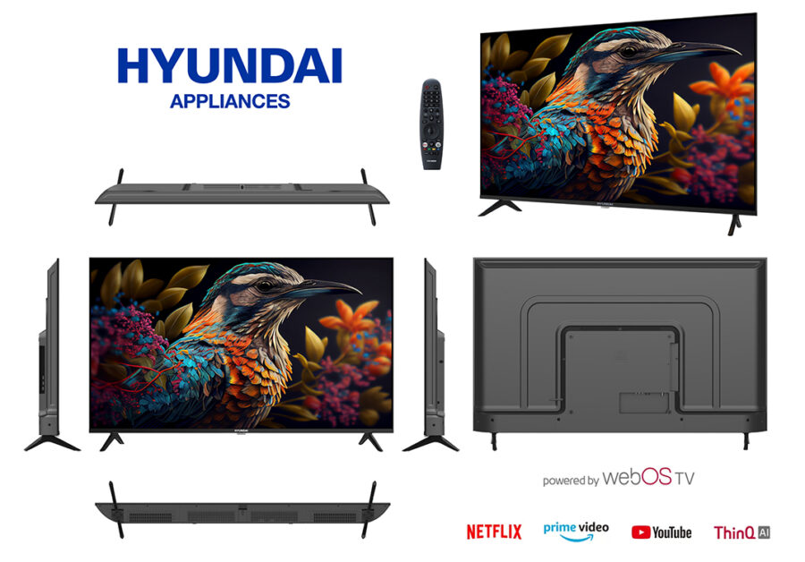 Hyundai Smart LED TV 55 inch UHD 4K webOS Frameless