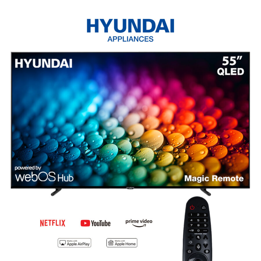 Hyundai Smart QLED TV 55 inch 4K webOS Frameless