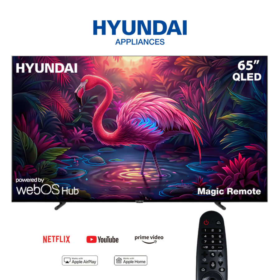 Hyundai Smart QLED TV 65 inch 4K WebOS Frameless